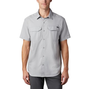 Columbia Silver Ridge Lite Short Sleeve, Camisa Grises Para Hombre | 293587-WFE